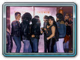 Santa haciendo promocion del 1er disco "Reencarnacion" en la Sala Barrabas en Vicalvaro (Madrid) 1984 3
